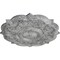 Ekena Millwork Deria Ceiling Medallion (Fits Canopies up to 6"), 20 1/4"OD x 1 1/2"P, Ultra Pure White Crackle CM20DRUWC - alternate 2